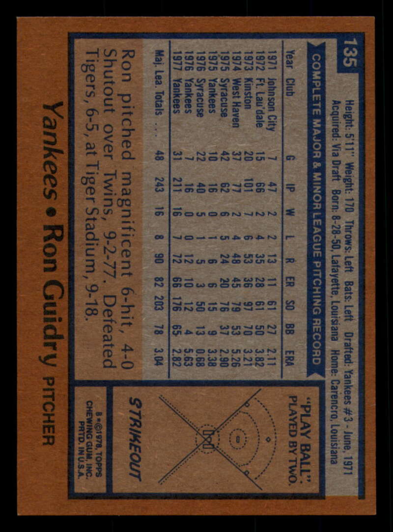 1978 Topps Baseball #111 - #160 - Complete your set - Pick your card - Picture 243 of 489