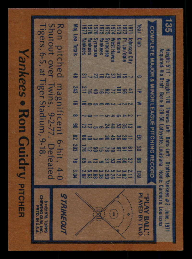 1978 Topps Baseball #111 - #160 - Complete your set - Pick your card - Picture 245 of 489