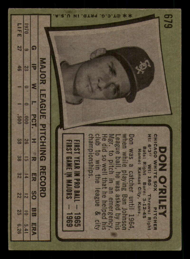 1971 Topps Baseball #621 - #700 - Completa tu conjunto - Elige tu tarjeta - Imagen 269 de 419