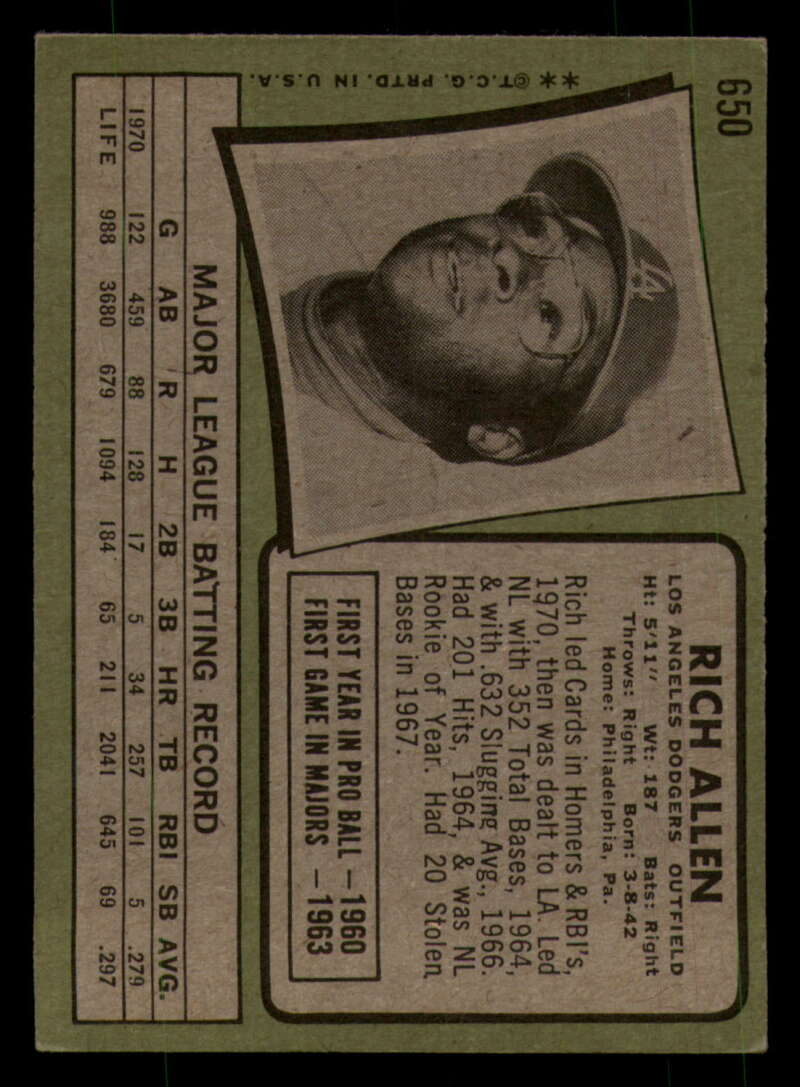 1971 Topps Baseball #621 - #700 - Completa tu conjunto - Elige tu tarjeta - Imagen 115 de 419