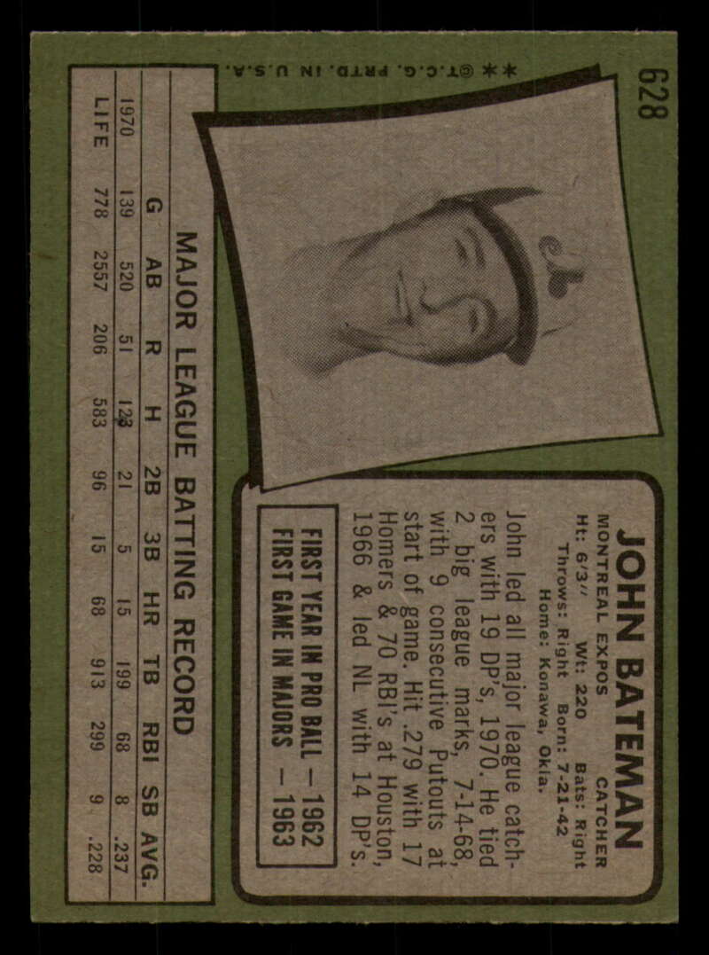 1971 Topps Baseball #621 - #700 - Completa tu conjunto - Elige tu tarjeta - Imagen 35 de 419