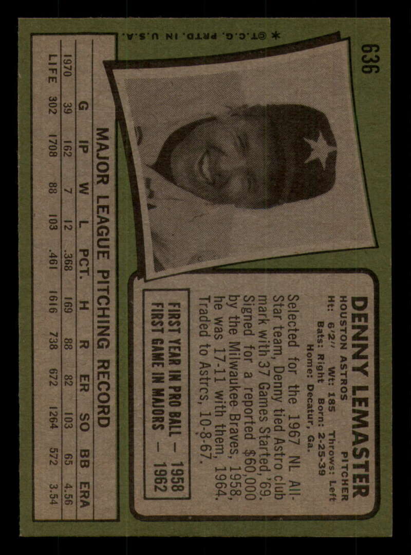 1971 Topps Baseball #621 - #700 - Completa tu conjunto - Elige tu tarjeta - Imagen 59 de 419