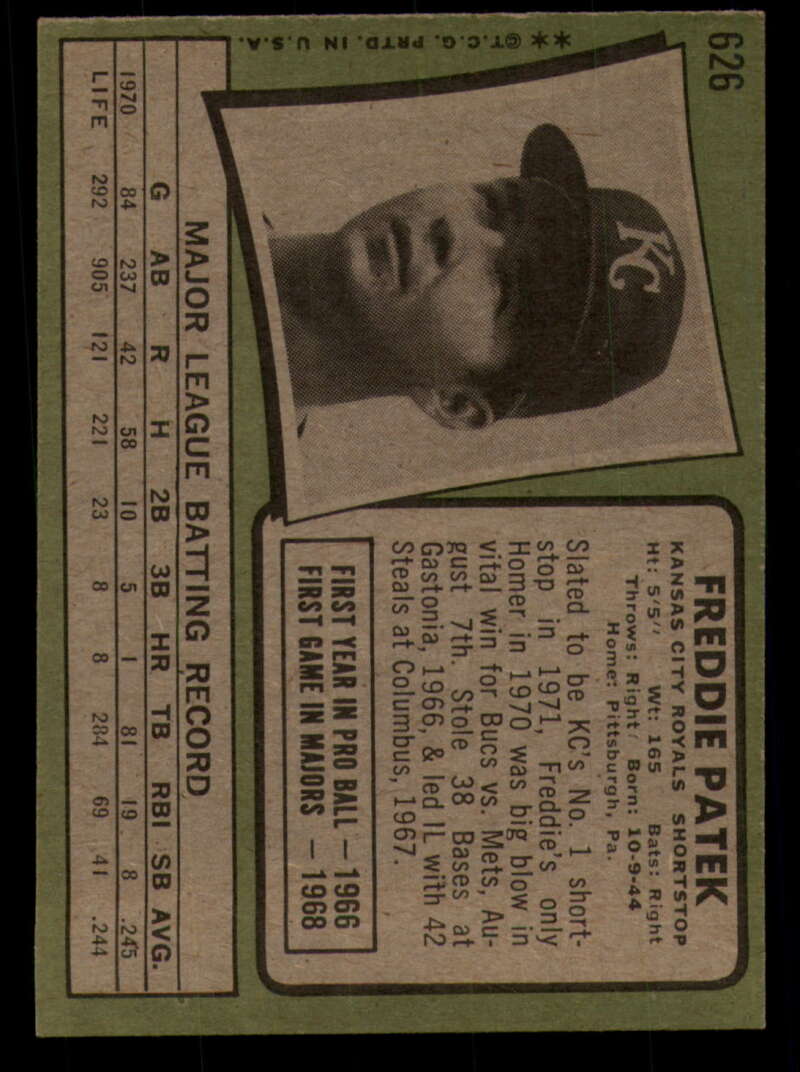 1971 Topps Baseball #621 - #700 - Completa tu conjunto - Elige tu tarjeta - Imagen 31 de 419