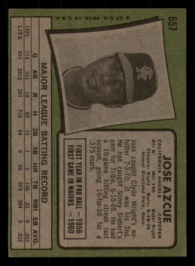 1971 Topps Baseball #621 - #700 - Completa tu conjunto - Elige tu tarjeta - Imagen 141 de 419