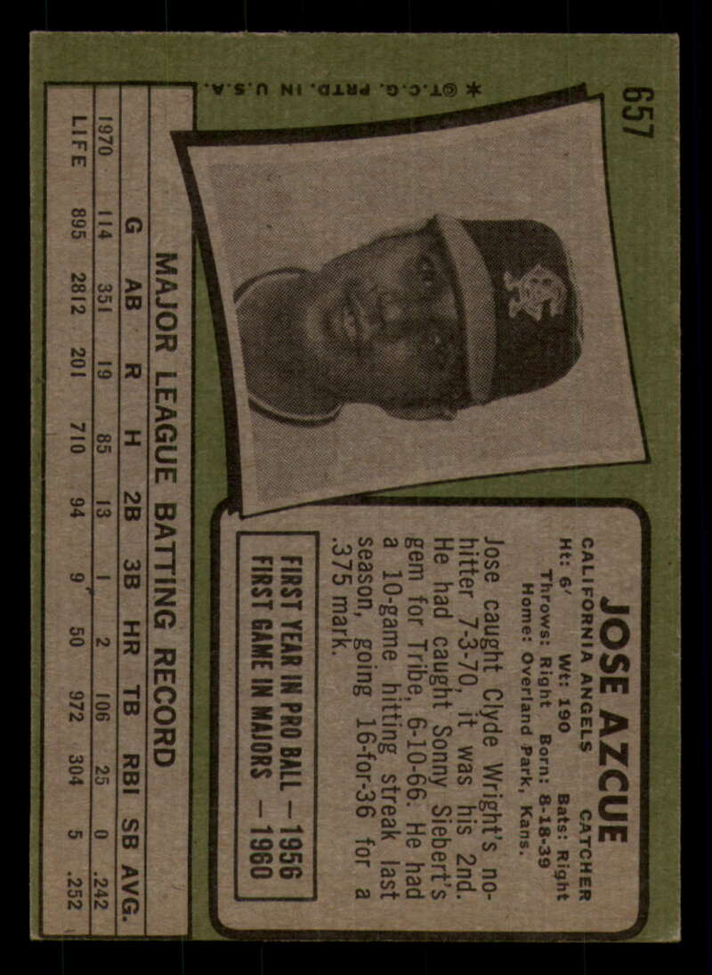 1971 Topps Baseball #621 - #700 - Completa tu conjunto - Elige tu tarjeta - Imagen 143 de 419