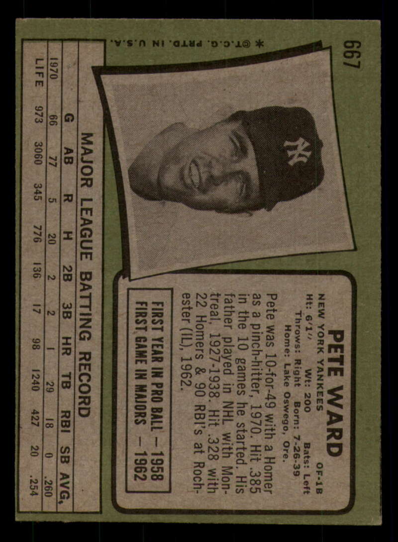 1971 Topps Baseball #621 - #700 - Completa tu conjunto - Elige tu tarjeta - Imagen 195 de 419