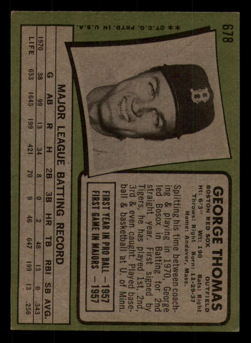 1971 Topps Baseball #621 - #700 - Completa tu conjunto - Elige tu tarjeta - Imagen 259 de 419