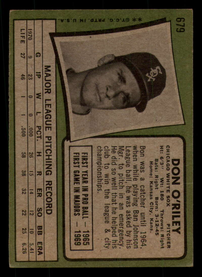 1971 Topps Baseball #621 - #700 - Completa tu conjunto - Elige tu tarjeta - Imagen 279 de 419