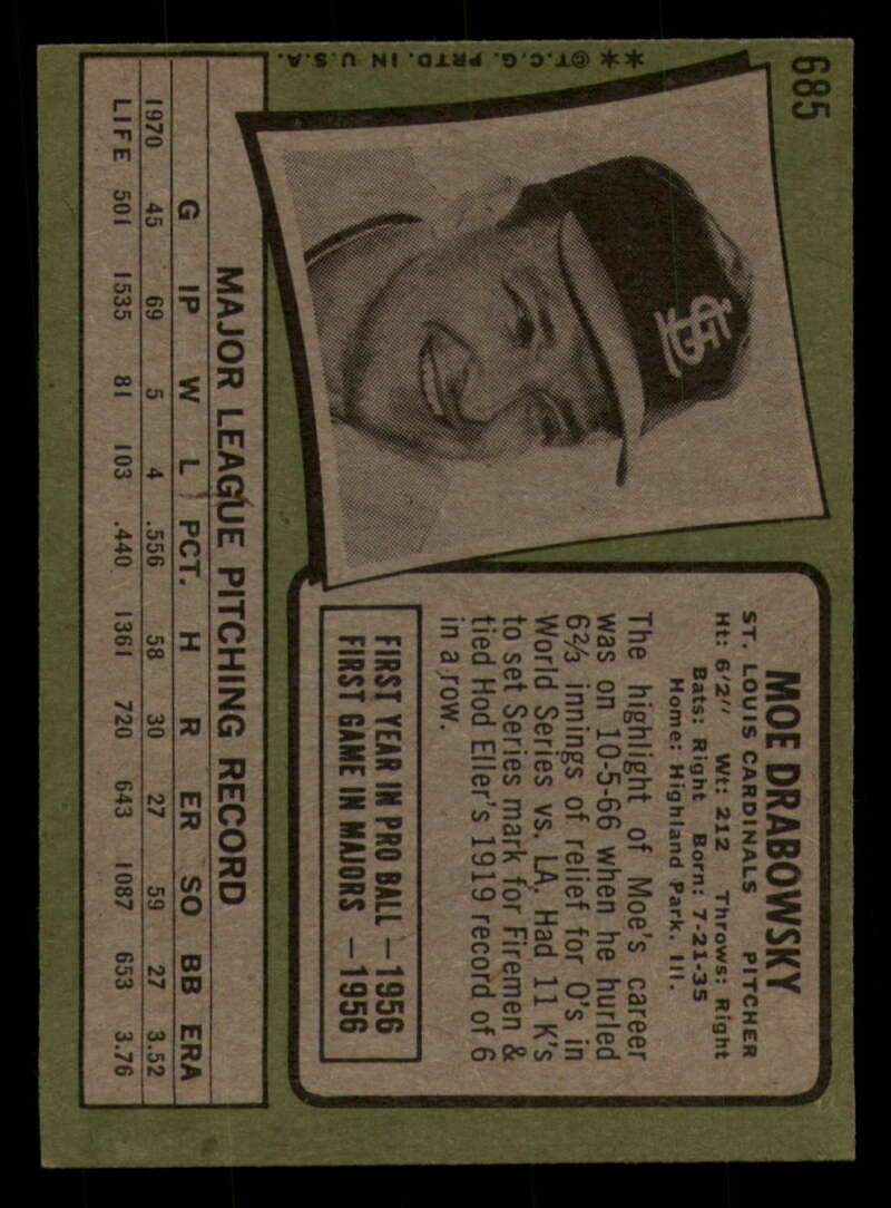 1971 Topps Baseball #621 - #700 - Completa tu conjunto - Elige tu tarjeta - Imagen 323 de 419