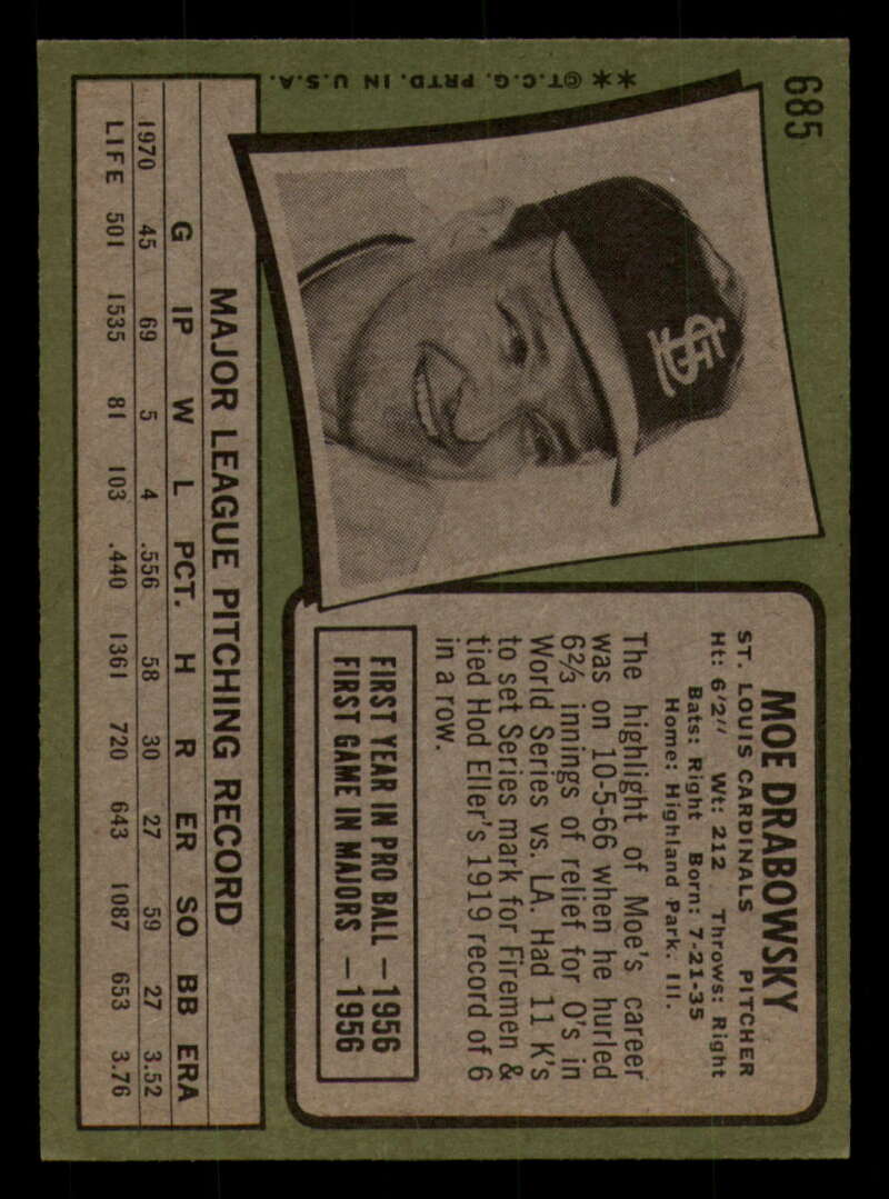 1971 Topps Baseball #621 - #700 - Completa tu conjunto - Elige tu tarjeta - Imagen 325 de 419