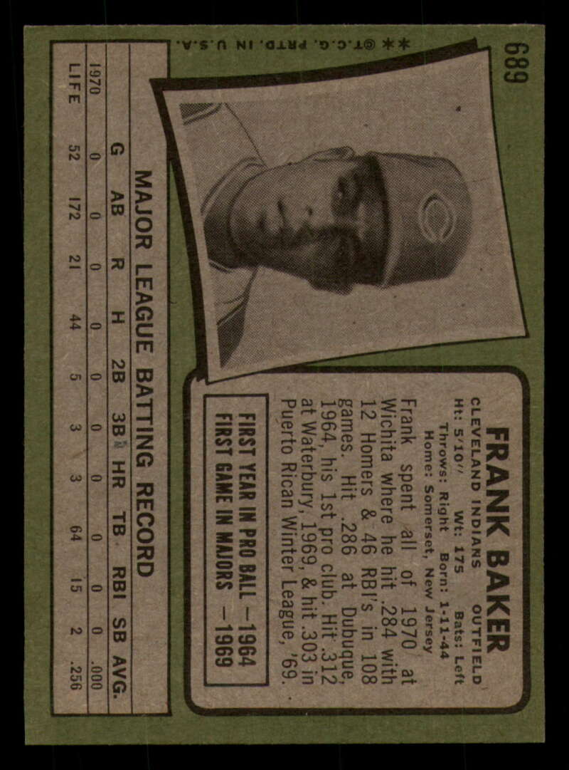 1971 Topps Baseball #621 - #700 - Completa tu conjunto - Elige tu tarjeta - Imagen 349 de 419