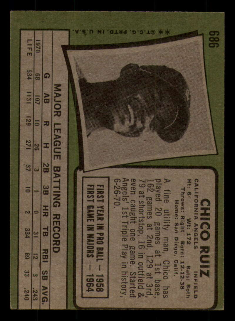 1971 Topps Baseball #621 - #700 - Completa tu conjunto - Elige tu tarjeta - Imagen 327 de 419