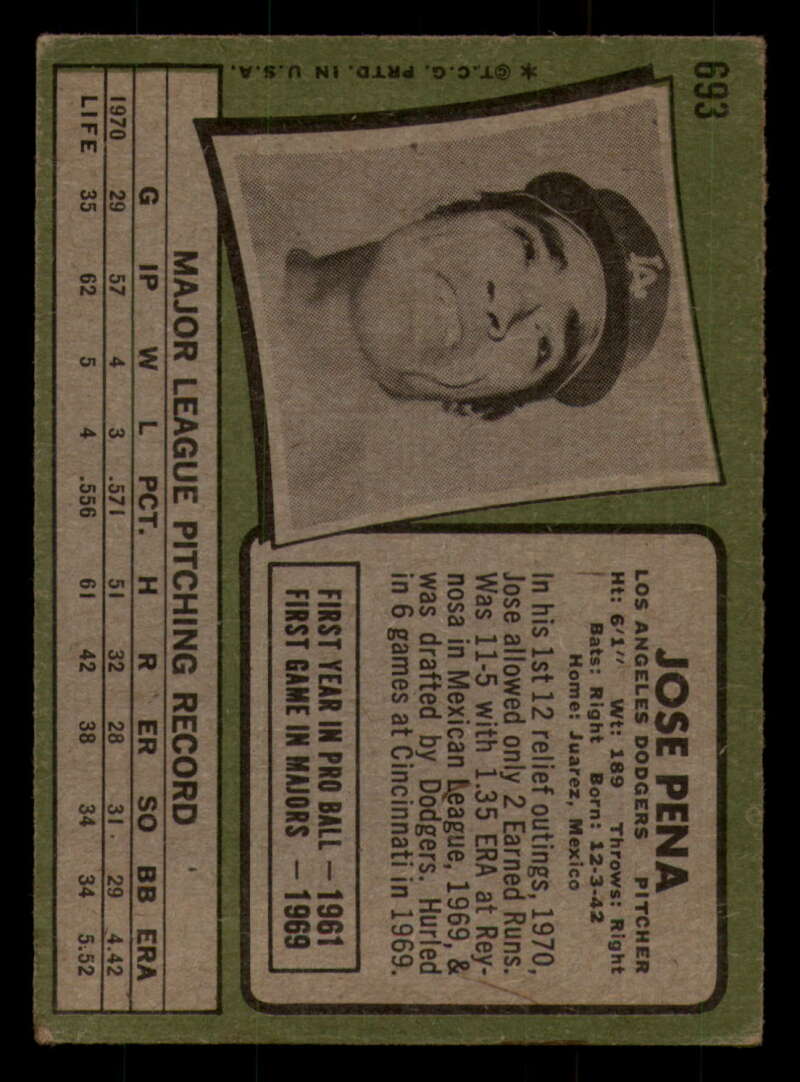 1971 Topps Baseball #621 - #700 - Completa tu conjunto - Elige tu tarjeta - Imagen 373 de 419
