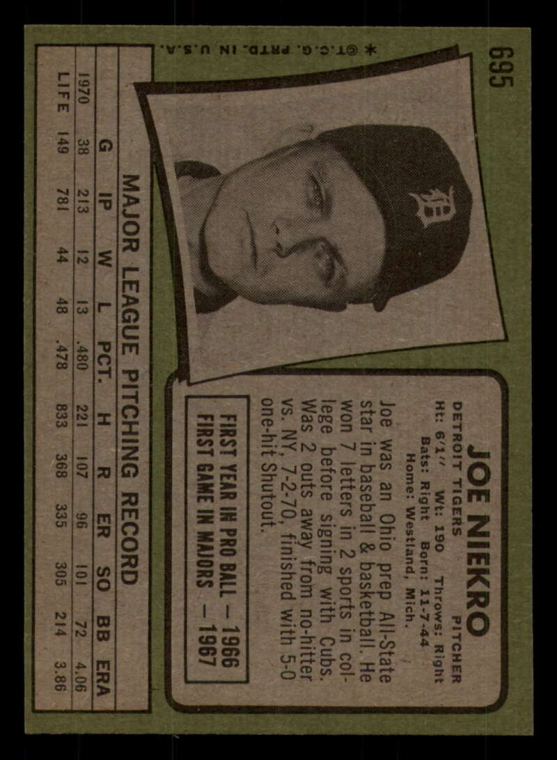 1971 Topps Baseball #621 - #700 - Completa tu conjunto - Elige tu tarjeta - Imagen 387 de 419