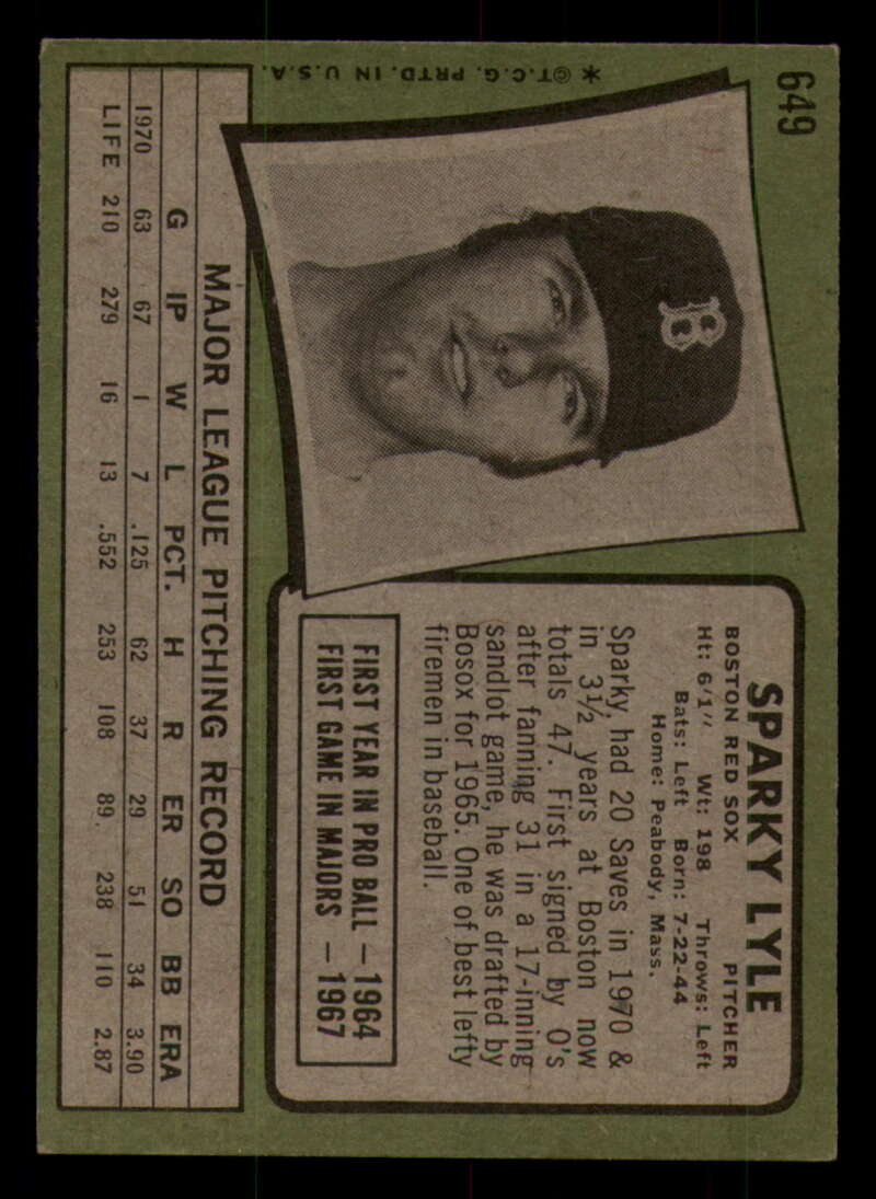 1971 Topps Baseball #621 - #700 - Completa tu conjunto - Elige tu tarjeta - Imagen 111 de 419