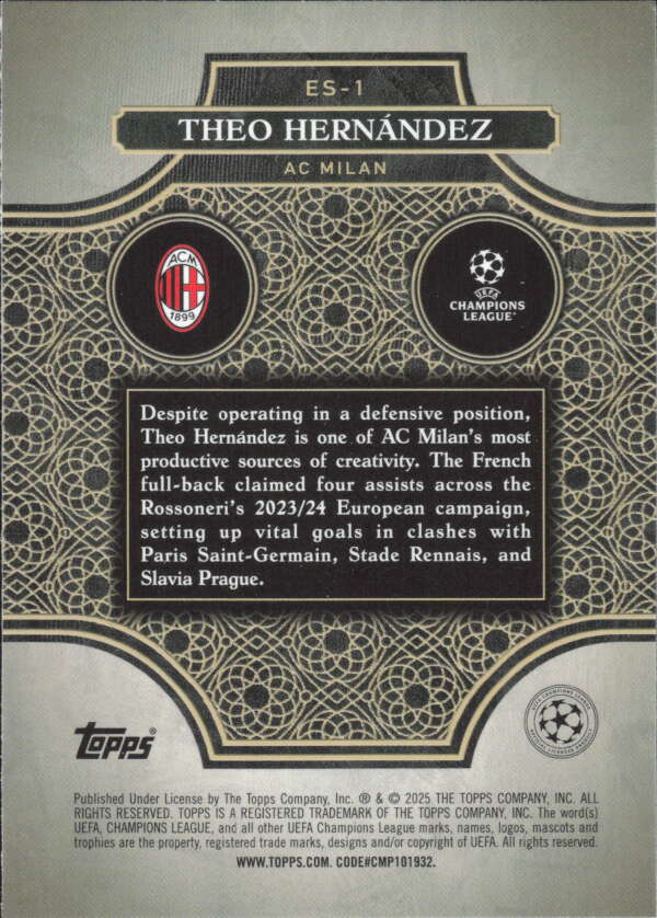 2024-25 TOPPS MERLIN UEFA CLUB COMPETITIONS ELITE SOCIETY INSERTS - YOU PICK!