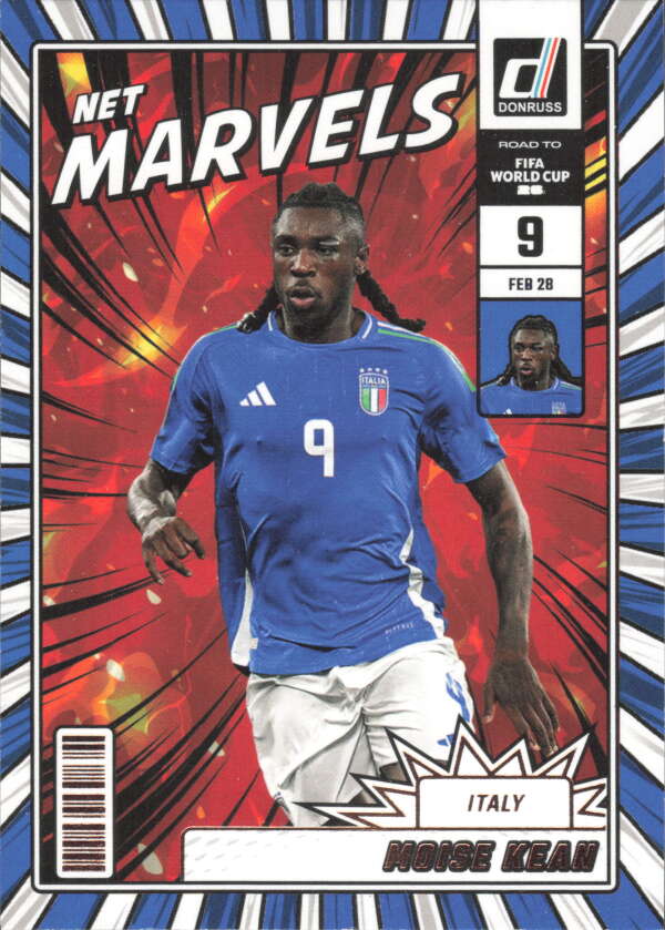 2025-26 DONRUSS ROAD TO WORLD CUP SOCCER NET MARVELS INSERTS - YOU PICK - QTY !