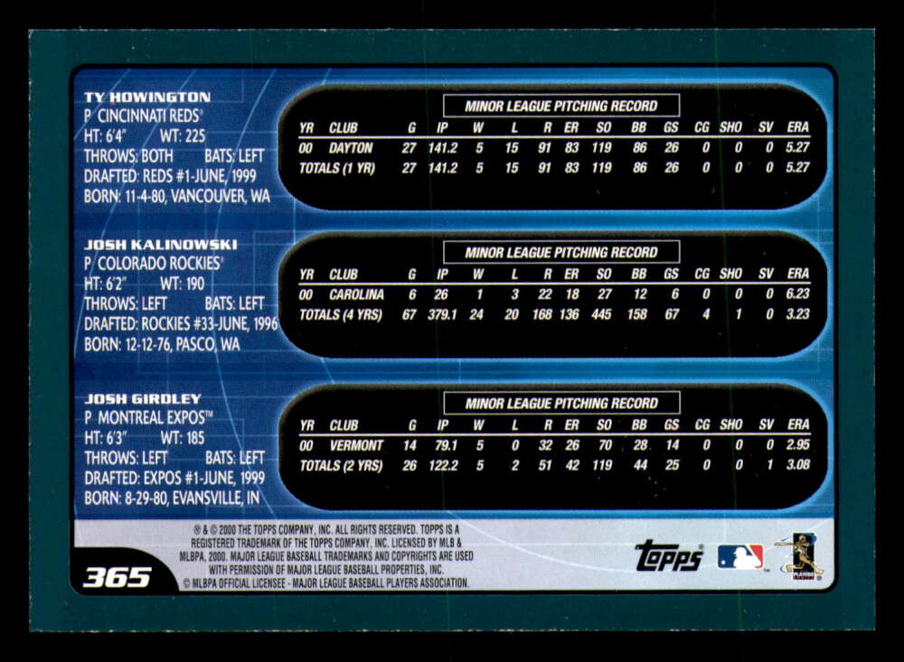 2001 Topps Employee Set Break - Pick Card - Scans of Front and Back - Picture 473 of 1,131