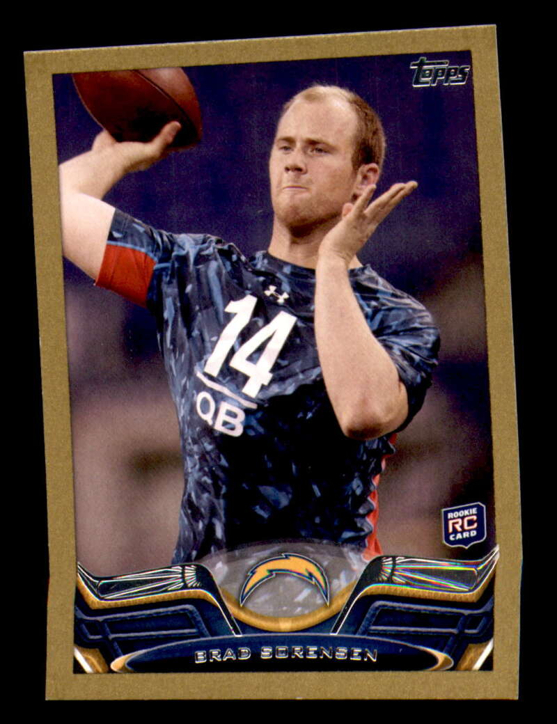 2013 Topps Mini Gold Football #ed/58 - Set Break - Front and Back Scans # 1-220 - Picture 76 of 486