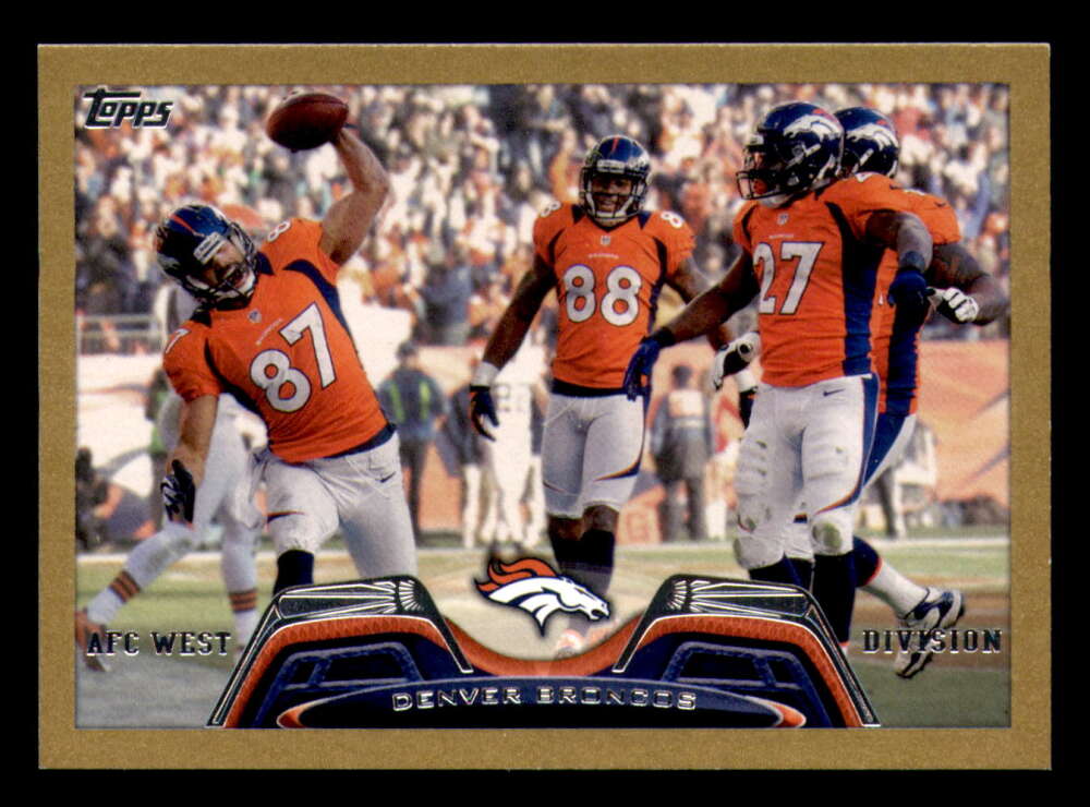 2013 Topps Mini Gold Football #ed/58 - Set Break - Front and Back Scans # 1-220 - Picture 103 of 486