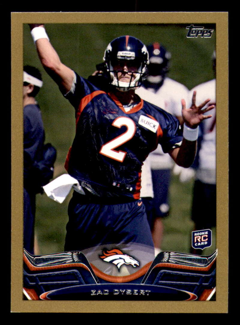 2013 Topps Mini Gold Football #ed/58 - Set Break - Front and Back Scans # 1-220 - Picture 109 of 486