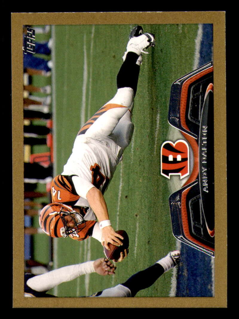 2013 Topps Mini Gold Football #ed/58 - Set Break - Front and Back Scans # 1-220 - Picture 151 of 486