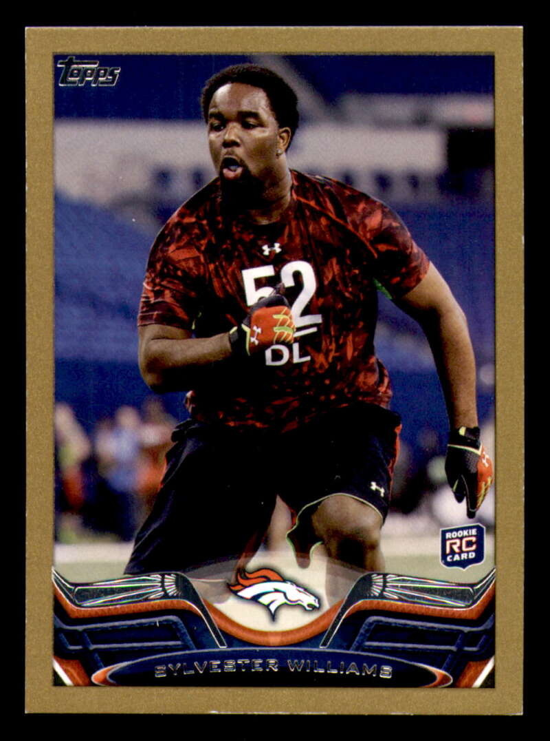 2013 Topps Mini Gold Football #ed/58 - Set Break - Front and Back Scans # 1-220 - Picture 202 of 486