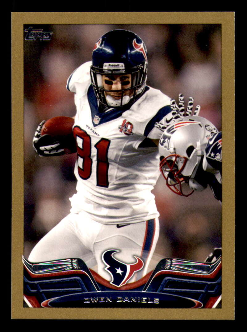 2013 Topps Mini Gold Football #ed/58 - Set Break - Front and Back Scans # 1-220 - Picture 247 of 486