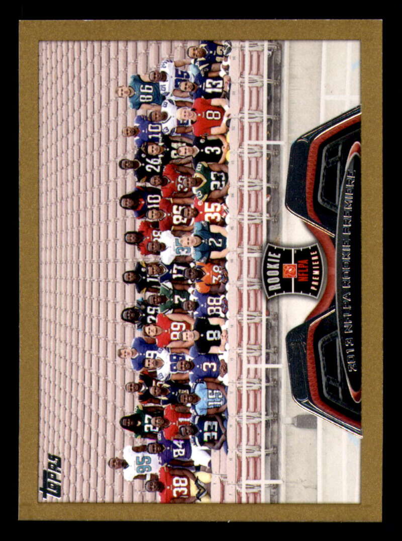 2013 Topps Mini Gold Football #ed/58 - Set Break - Front and Back Scans # 1-220 - Picture 343 of 486