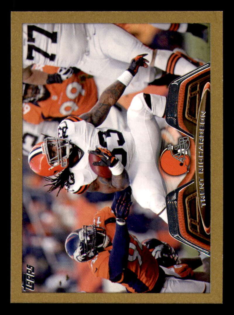 2013 Topps Mini Gold Football #ed/58 - Set Break - Front and Back Scans # 1-220 - Picture 355 of 486