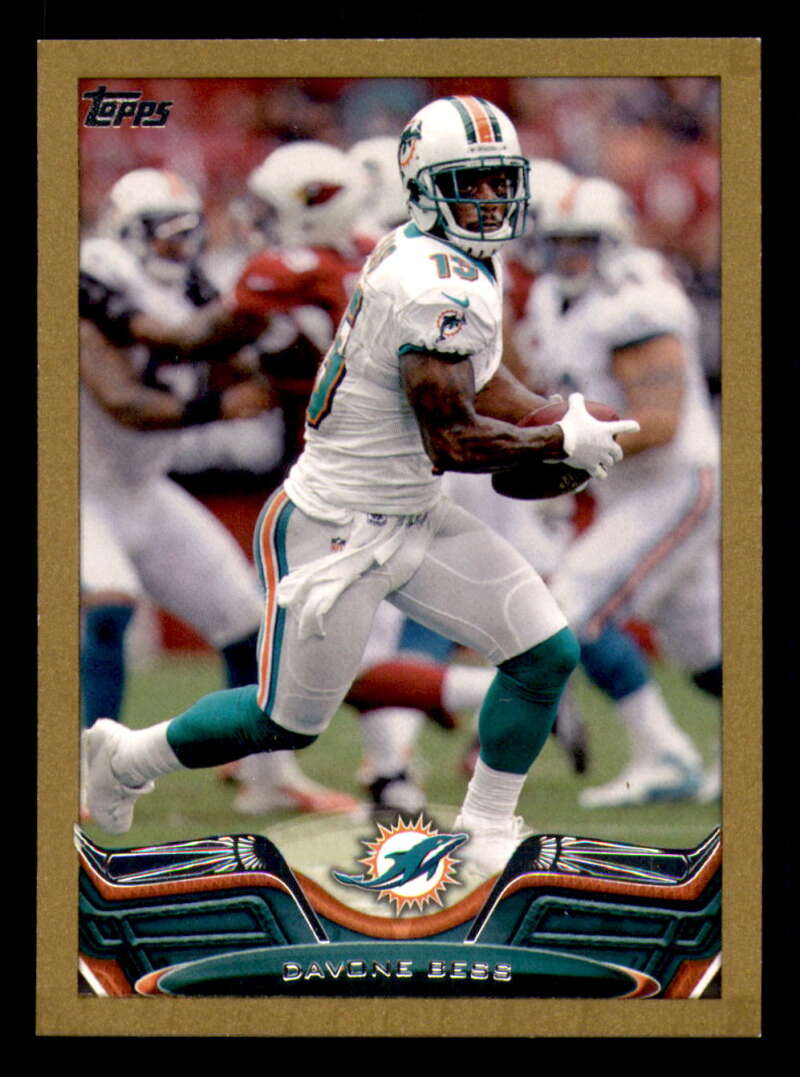 2013 Topps Mini Gold Football #ed/58 - Set Break - Front and Back Scans # 1-220 - Picture 367 of 486