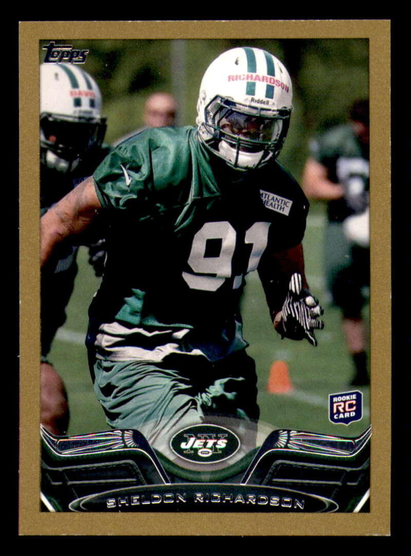 2013 Topps Mini Gold Football #ed/58 - Set Break - Front and Back Scans # 1-220 - Picture 439 of 486