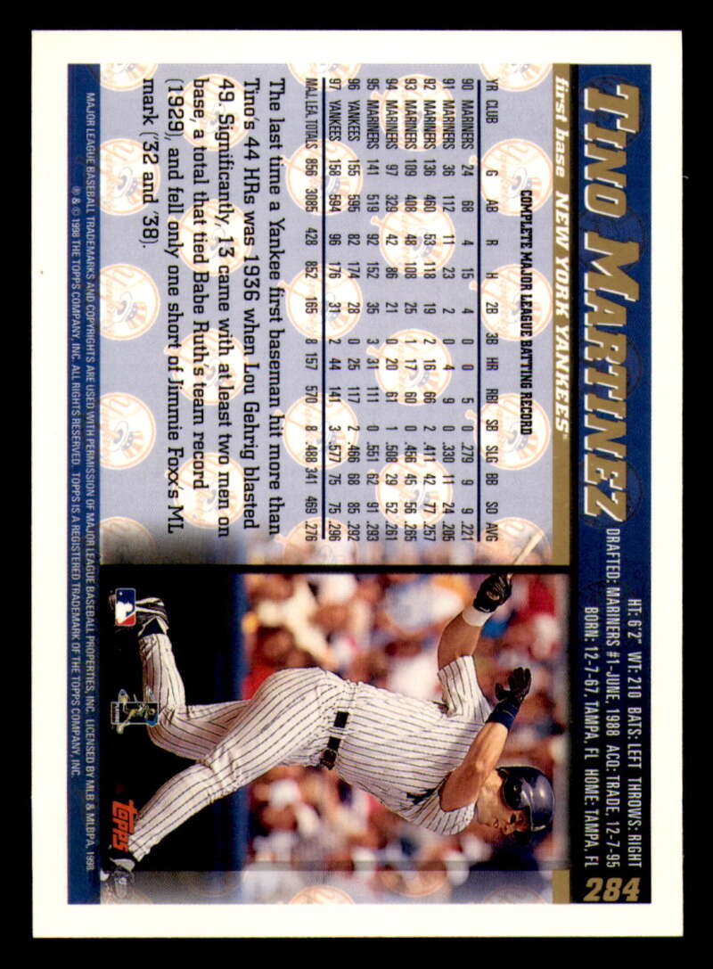 1998 Topps acuñado en paralelo de béisbol Cooperstown * * Set Break * 253-503 - Imagen 54 de 436