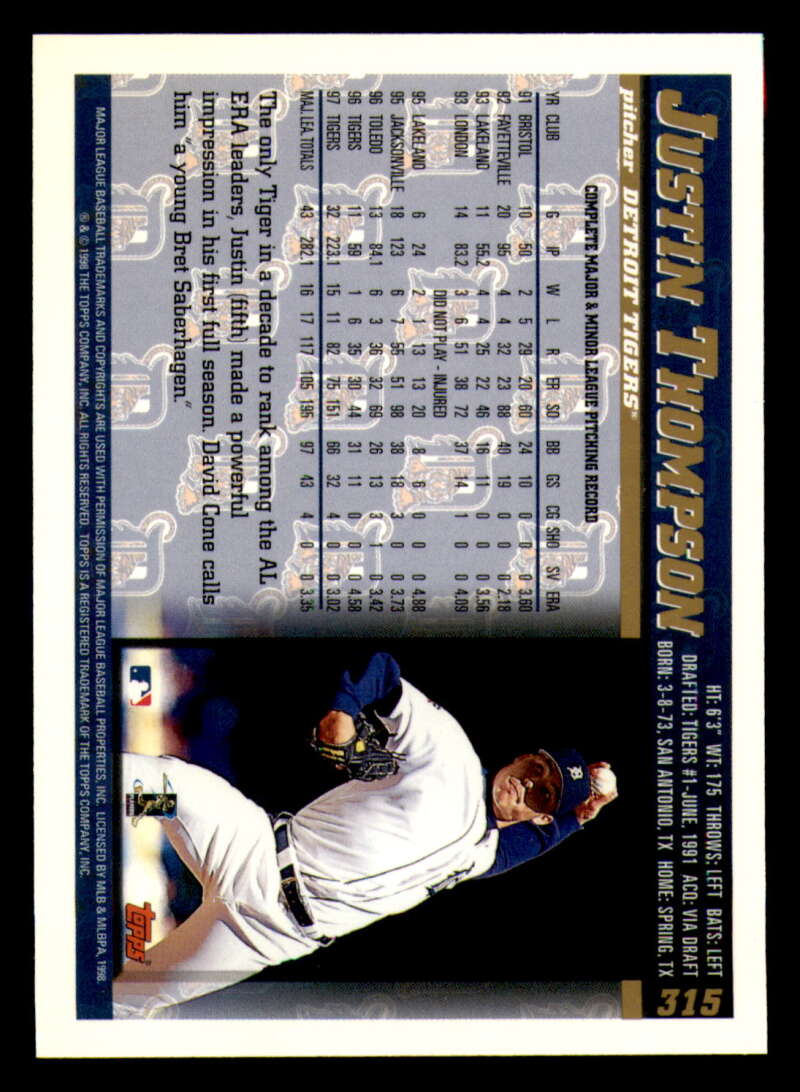 1998 Topps acuñado en paralelo de béisbol Cooperstown * * Set Break * 253-503 - Imagen 106 de 436