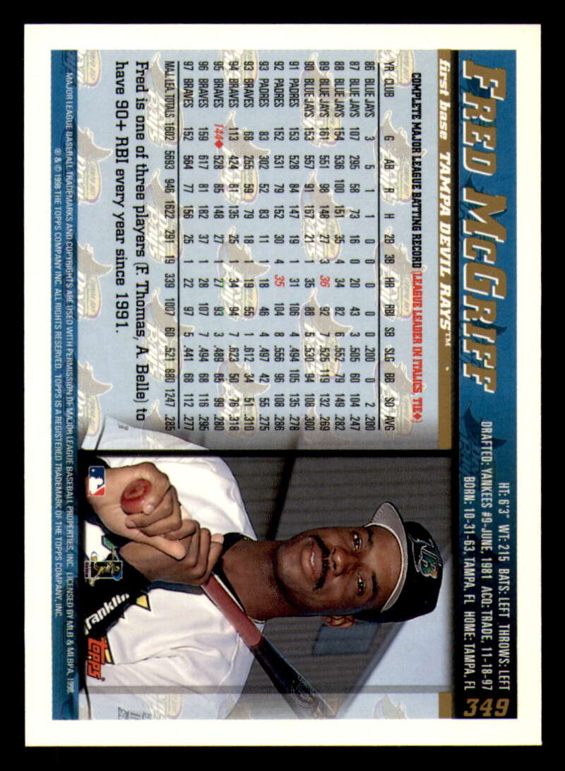 1998 Topps acuñado en paralelo de béisbol Cooperstown * * Set Break * 253-503 - Imagen 162 de 436