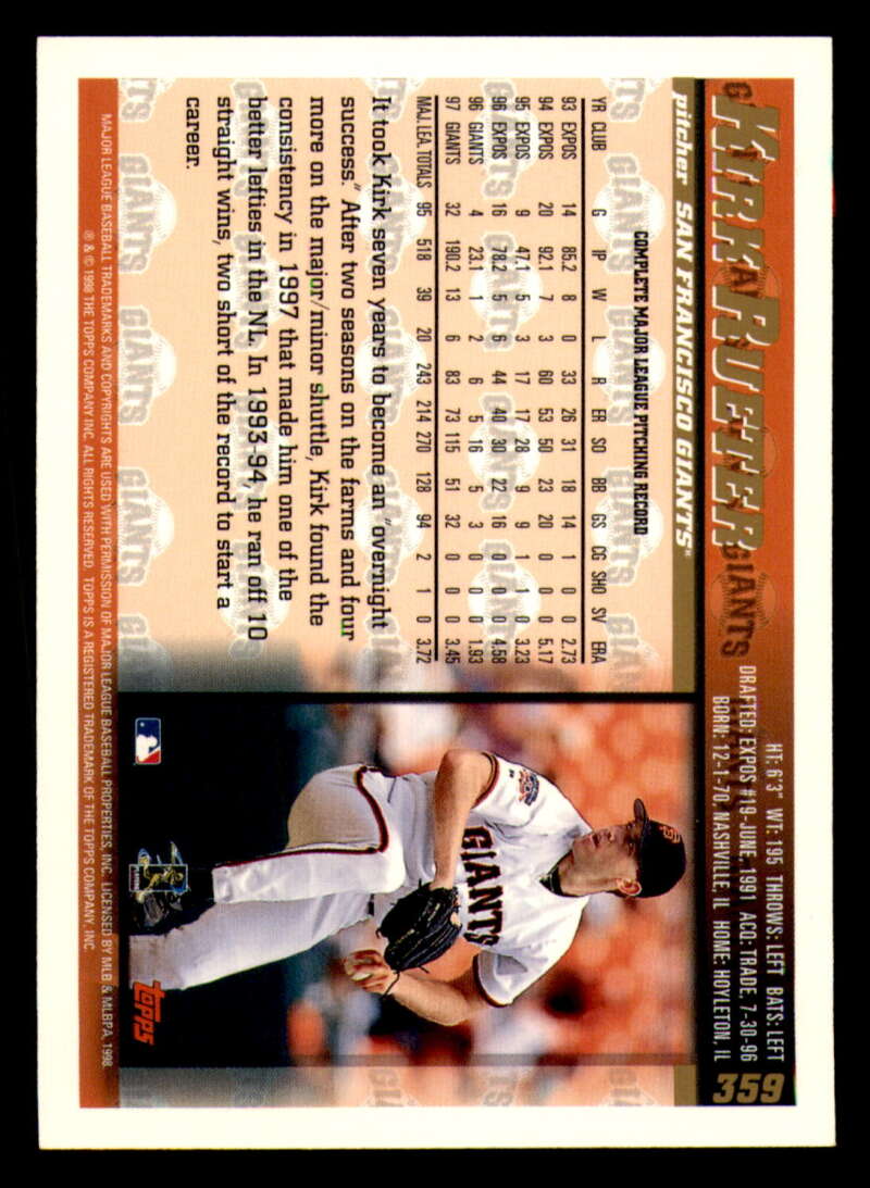 1998 Topps acuñado en paralelo de béisbol Cooperstown * * Set Break * 253-503 - Imagen 180 de 436