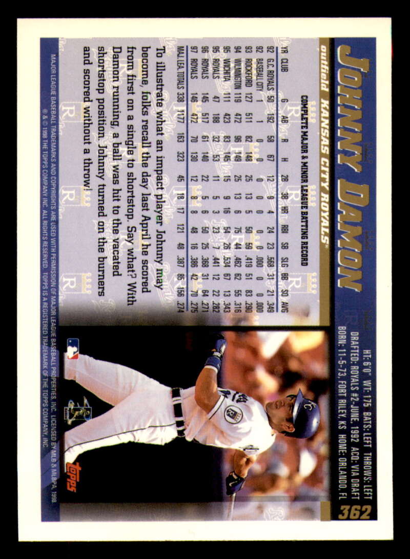 1998 Topps acuñado en paralelo de béisbol Cooperstown * * Set Break * 253-503 - Imagen 186 de 436