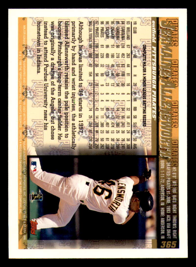 1998 Topps acuñado en paralelo de béisbol Cooperstown * * Set Break * 253-503 - Imagen 192 de 436