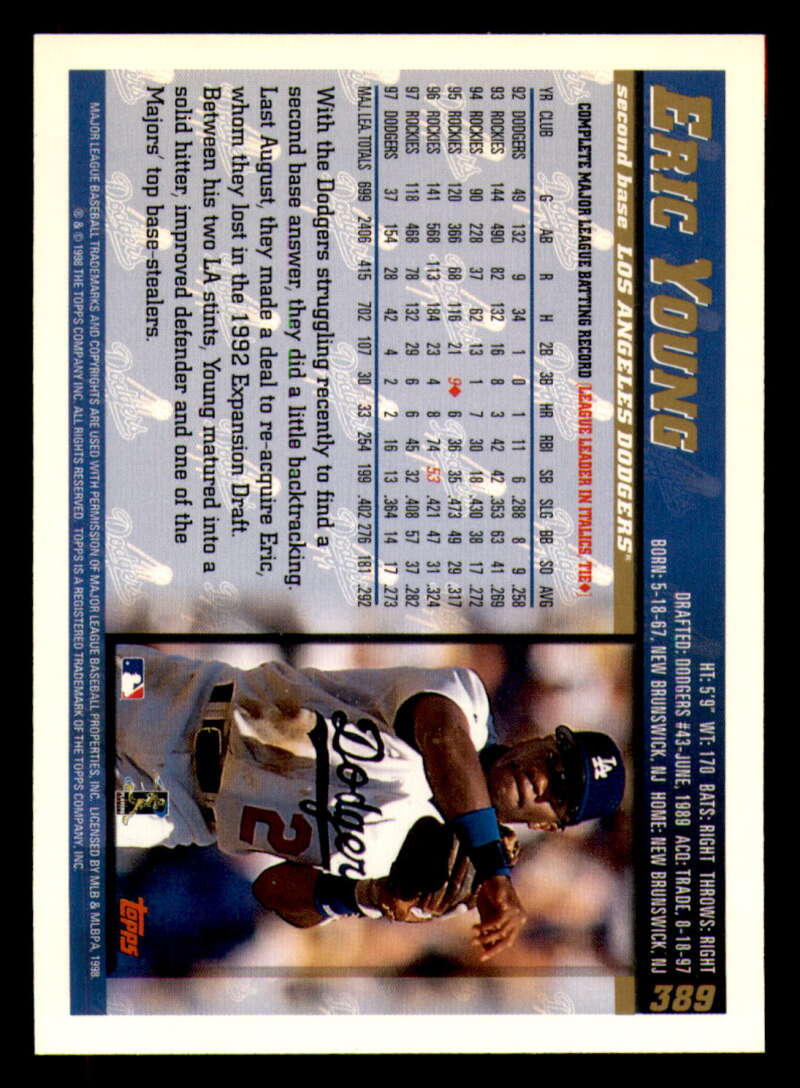 1998 Topps acuñado en paralelo de béisbol Cooperstown * * Set Break * 253-503 - Imagen 234 de 436