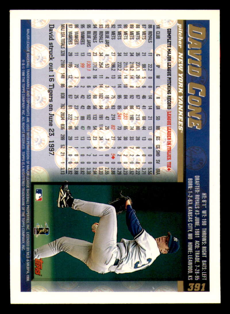 1998 Topps acuñado en paralelo de béisbol Cooperstown * * Set Break * 253-503 - Imagen 238 de 436