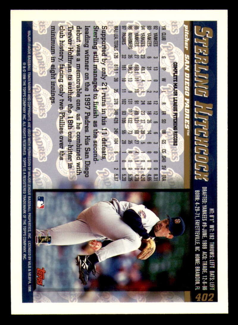 1998 Topps acuñado en paralelo de béisbol Cooperstown * * Set Break * 253-503 - Imagen 256 de 436