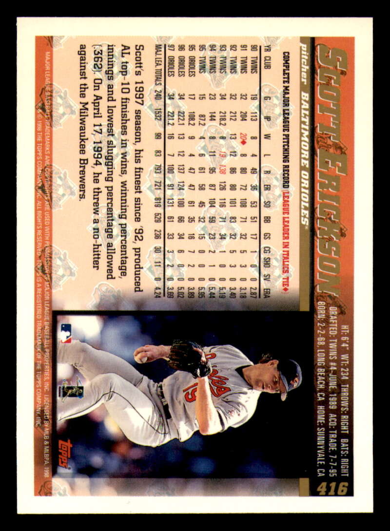 1998 Topps acuñado en paralelo de béisbol Cooperstown * * Set Break * 253-503 - Imagen 282 de 436