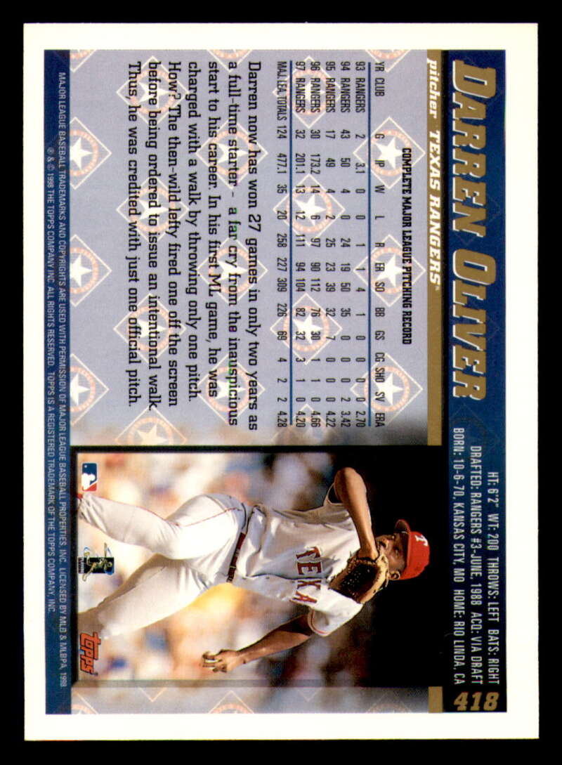 1998 Topps acuñado en paralelo de béisbol Cooperstown * * Set Break * 253-503 - Imagen 286 de 436