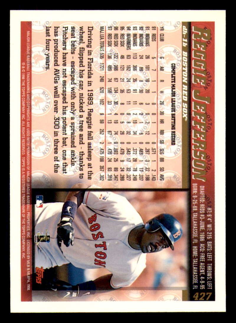 1998 Topps acuñado en paralelo de béisbol Cooperstown * * Set Break * 253-503 - Imagen 302 de 436