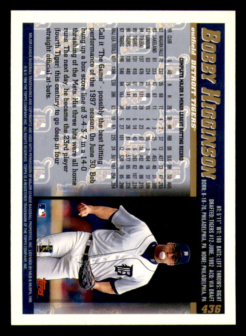 1998 Topps acuñado en paralelo de béisbol Cooperstown * * Set Break * 253-503 - Imagen 318 de 436