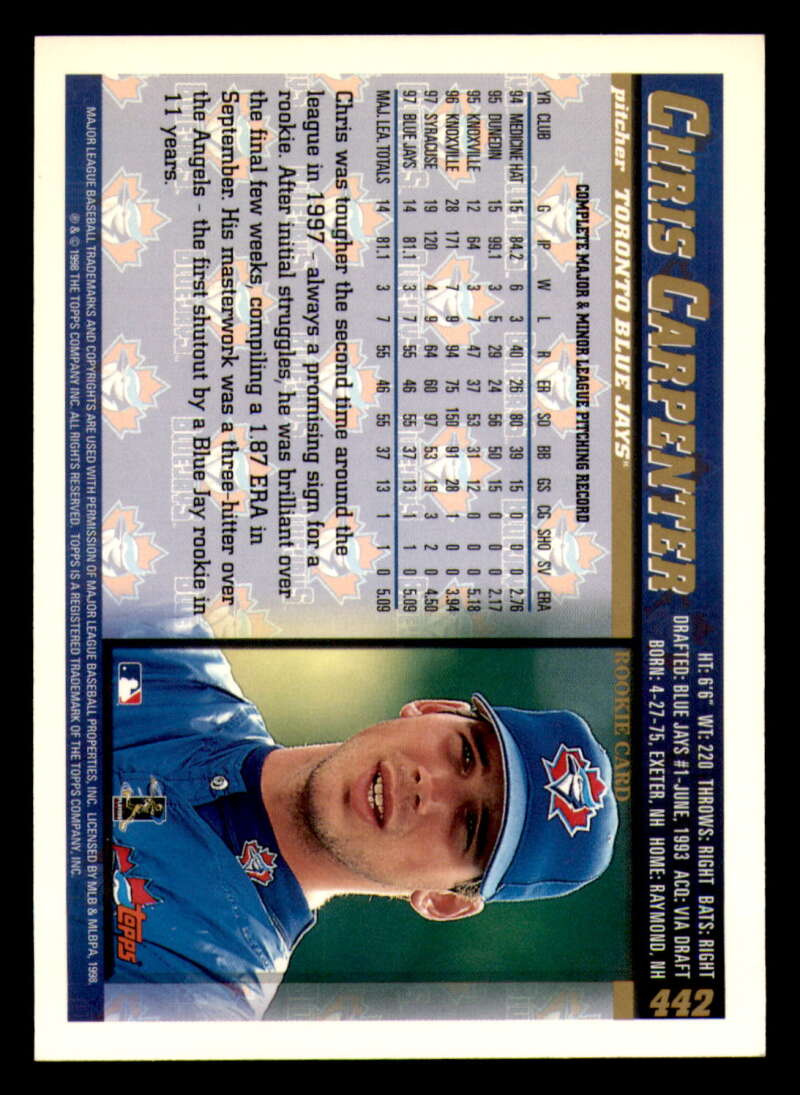 1998 Topps acuñado en paralelo de béisbol Cooperstown * * Set Break * 253-503 - Imagen 330 de 436