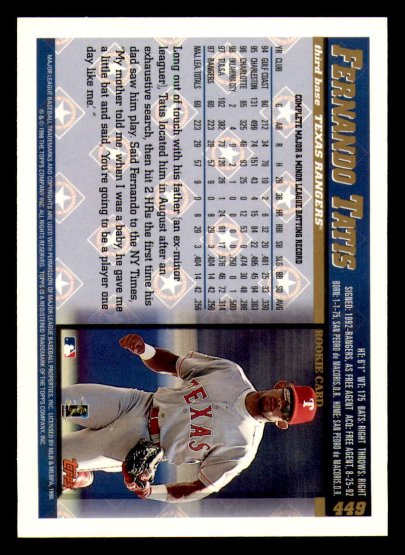 1998 Topps acuñado en paralelo de béisbol Cooperstown * * Set Break * 253-503 - Imagen 344 de 436