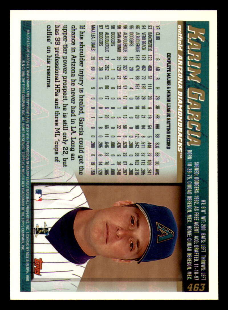 1998 Topps acuñado en paralelo de béisbol Cooperstown * * Set Break * 253-503 - Imagen 372 de 436