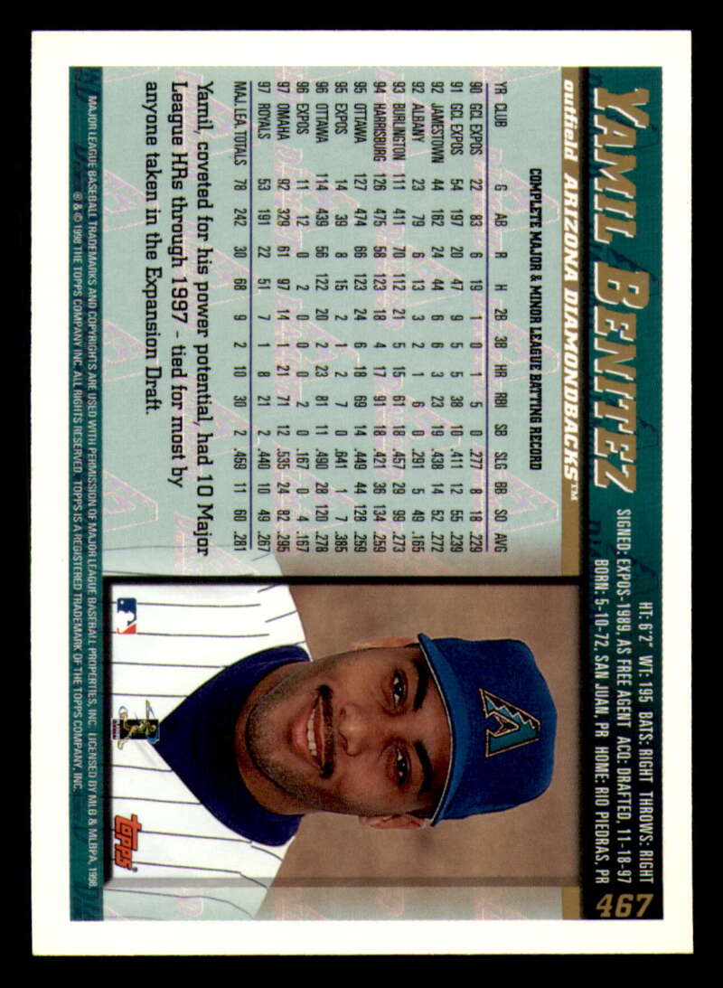 1998 Topps acuñado en paralelo de béisbol Cooperstown * * Set Break * 253-503 - Imagen 380 de 436