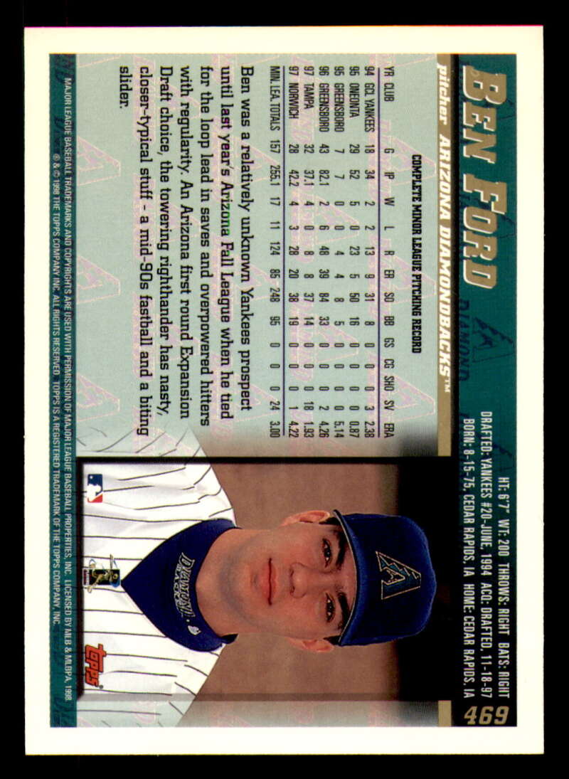 1998 Topps acuñado en paralelo de béisbol Cooperstown * * Set Break * 253-503 - Imagen 384 de 436